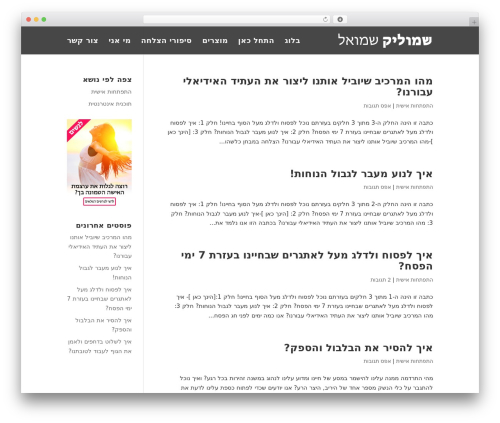 Divi article cards WordPress plugin - hebrew.shmulikshmuel.com/category/blog