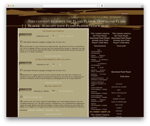 Duffy WordPress theme - hvadnytt.se