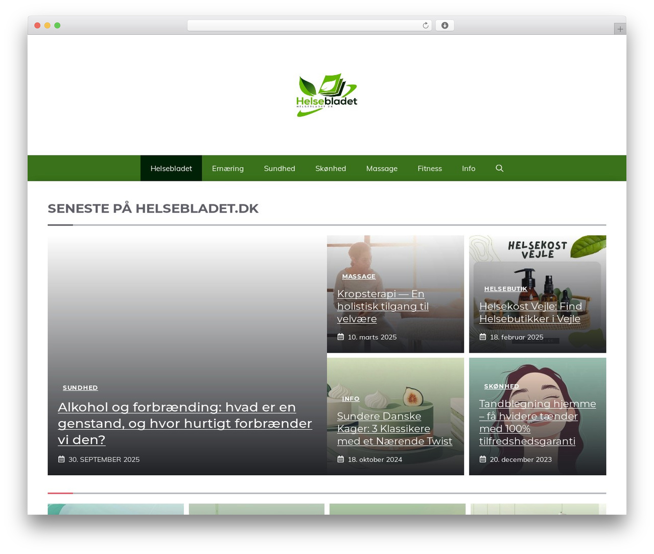 GeneratePress theme WordPress - helsebladet.dk