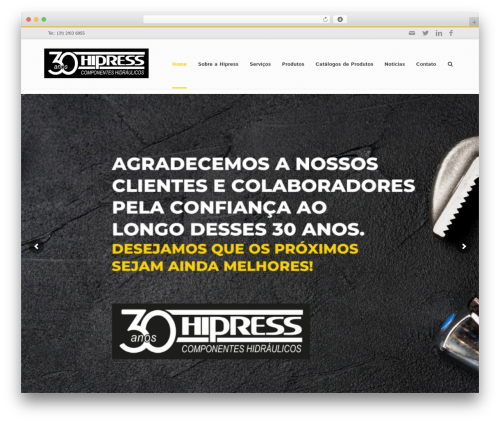 Minicorp WordPress theme - hipress.com.br
