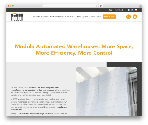 Modula WordPress theme - www.modula.eu