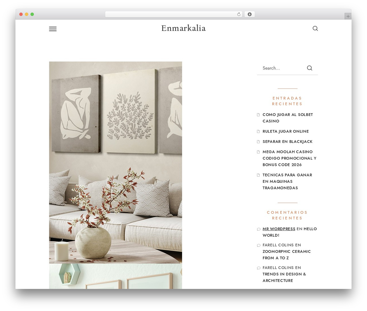 Pembe WordPress theme - enmarkalia.com Pembe WordPress theme - enmarkalia.com