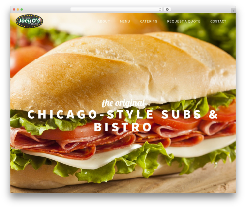 Rosa WordPress theme - theoriginaljoeyos.com