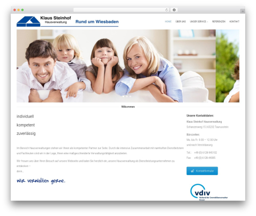 Skylab WordPress theme - hausverwaltung-steinhof.de