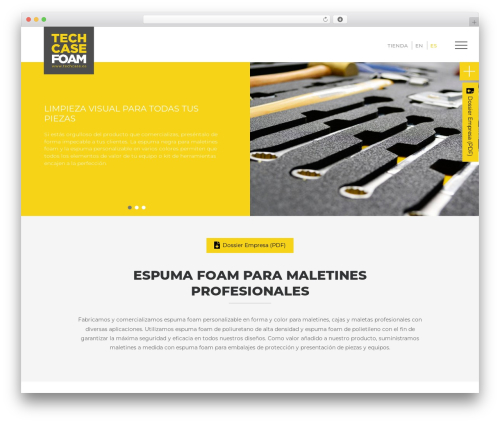 Techcase WordPress website theme - techcase.es