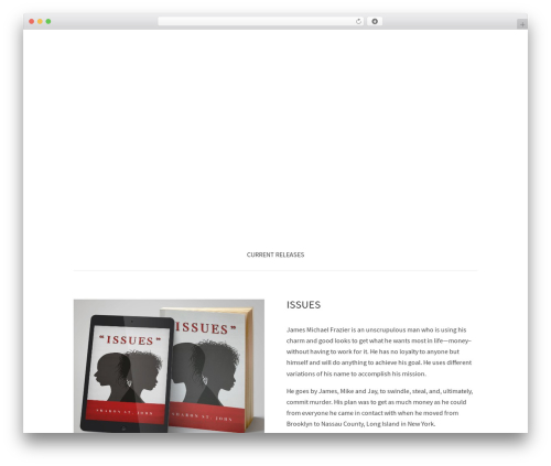 Theme WordPress Divi - sharonstjohnauthor.com
