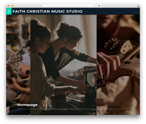 Theme WordPress Vlogger - faithchristianmusicstudio.com