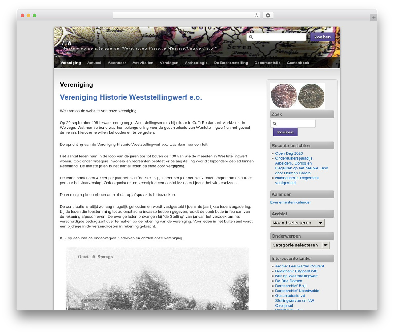 Third Style WordPress theme - historieweststellingwerf.nl