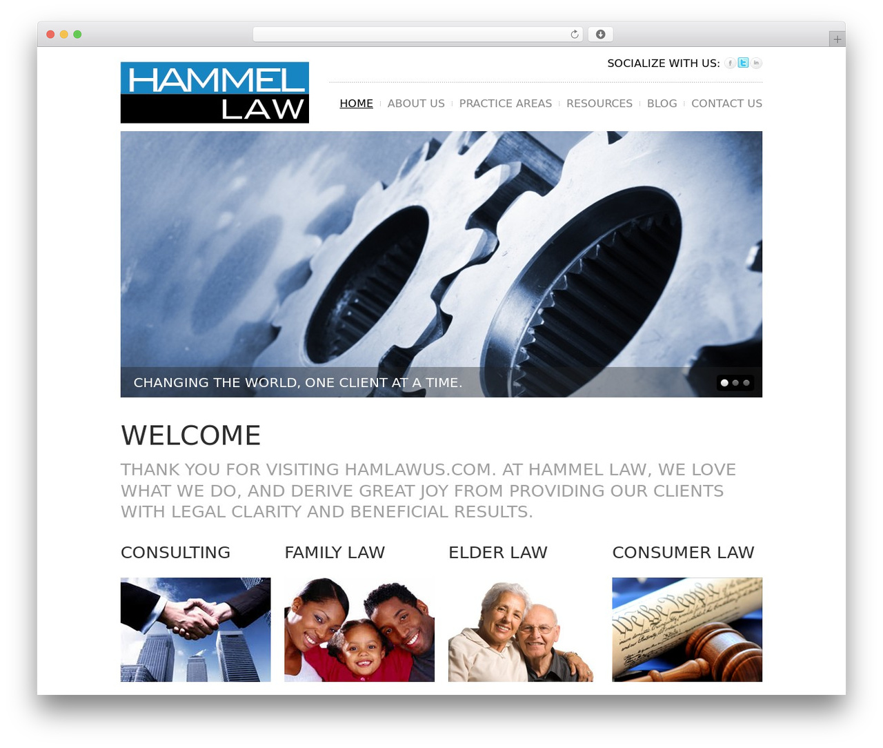 WordPress theme WordPress Theme 1357 - hamlawus.com