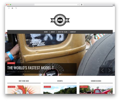 WordPress theme ESPRESSO - hotrodbus.com