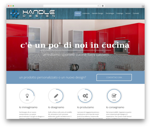 WordPress website theme 3clicks Theme - handledesign.it