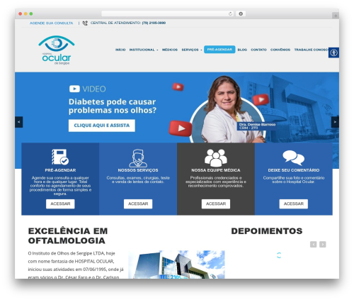 Elfsight facebook feed cc WordPress plugin - www.hospitalocular.com.br