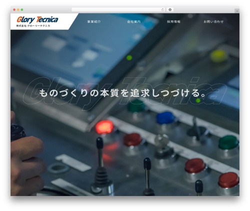 WP theme Glory - glory-tcc.com