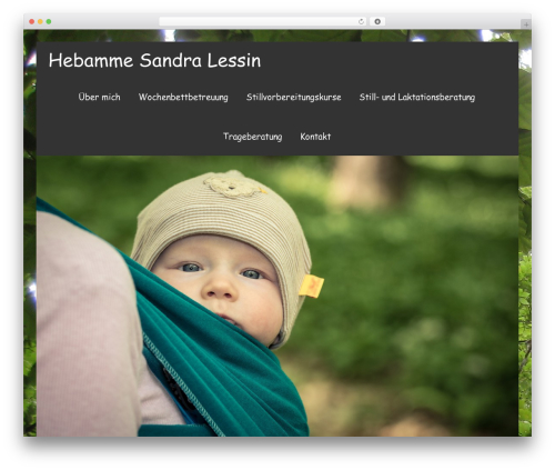 Asteria Lite best WordPress theme - hebamme-porz.de