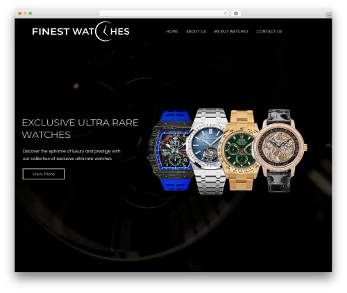 Barberry WordPress theme design - finestwatches.com