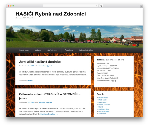 Catch Evolution theme WordPress free - hasici-rybna.net