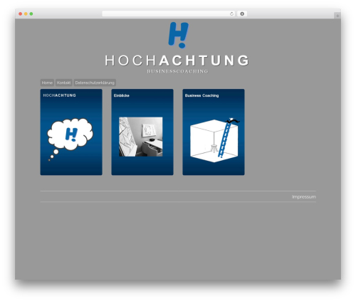 Grid Theme Responsive top WordPress theme - hochachtung.net