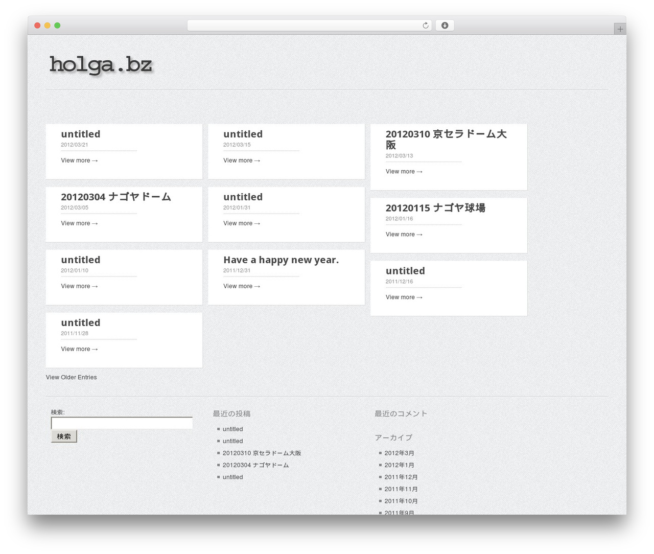Gridly theme WordPress - holga.bz Gridly theme WordPress - holga.bz