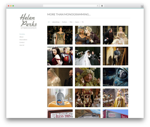 Infinity WordPress theme - helenperks.co.uk