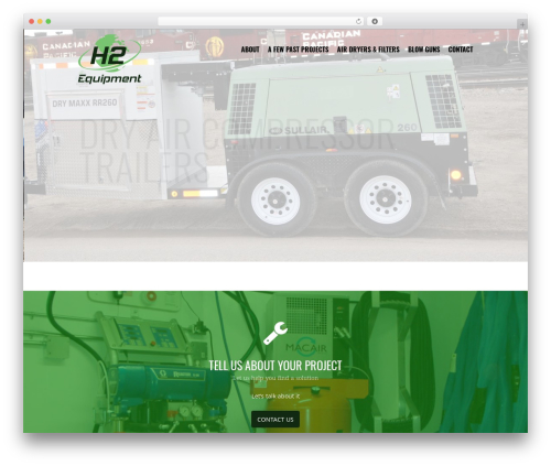One theme WordPress - h2equipment.ca