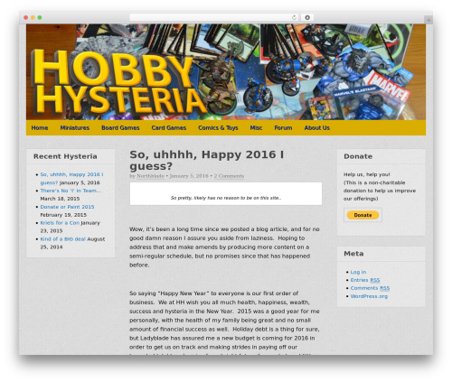 Theme WordPress Gridiculous Pro - hobbyhysteria.com