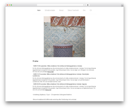 Theme WordPress The HTML5 Reset Theme - helenabratt.se