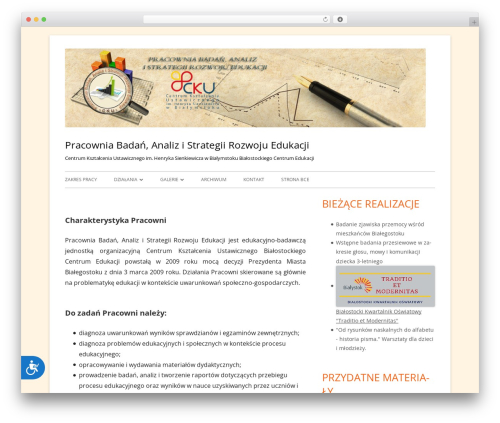 Tiny Framework free WordPress theme - pracownia.ckubialystok.pl