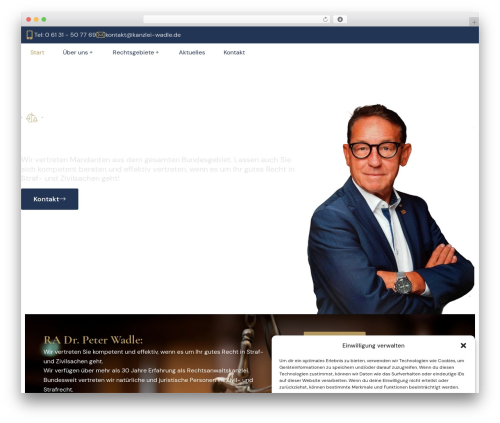 Romethemeform WordPress plugin - kanzlei-wadle.de