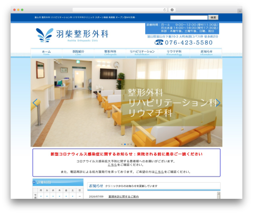 WordPress theme スマートフォン - hashiba-seikei.com