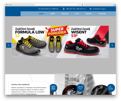 WordPress theme BO2 Mega d.o.o. - bo2-mega.si