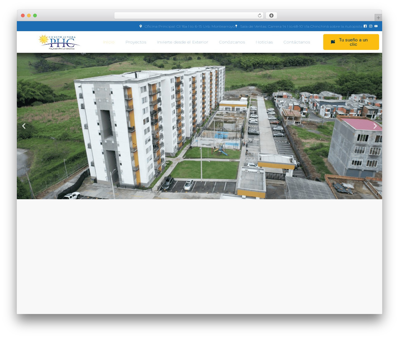 WordPress theme Datosfera Hello Elementor Child - constructoraphc.com