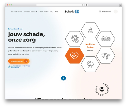 WordPress theme Schade24 - schade24.com