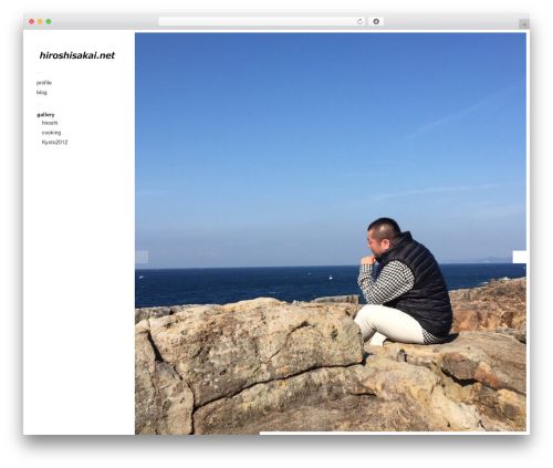 WordPress theme Touchfolio - hiroshisakai.net