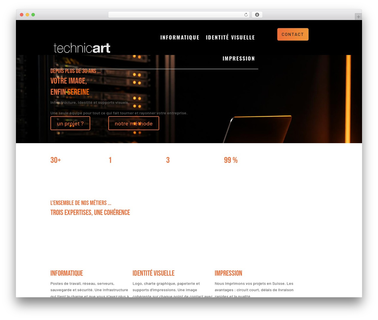 WordPress website theme TechnicArt - technicart.ch WordPress website theme TechnicArt - technicart.ch