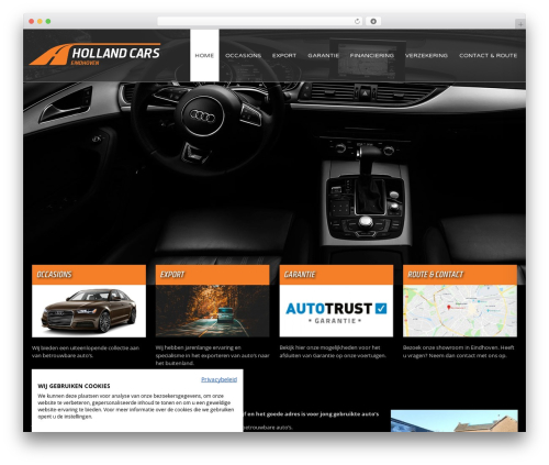 Autosoft Theme: Vanquish WordPress theme - holland-cars.nl
