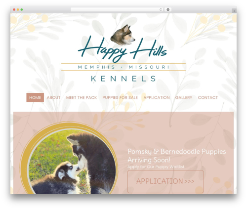bbtheme best WordPress theme - happyhillspomskies.com