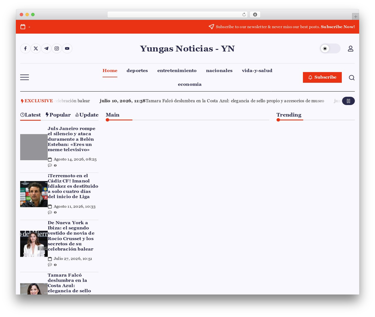 Blogsy WordPress theme free download - yungas.com.bo