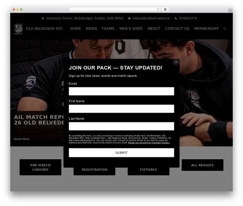 Sportlomo WordPress plugin - oldbelvedere.ie