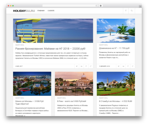 Enpine WordPress theme design - holidaygu.ru