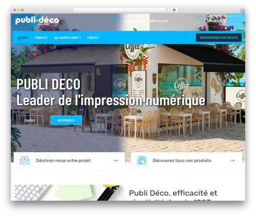 Fablio WordPress theme - publideco.net
