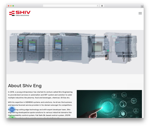 Fablio WordPress theme - shiveng.com