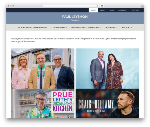 GeneratePress theme WordPress - paulleyshon.com