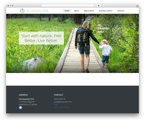 Genesis WordPress theme - homeopathy1st.com