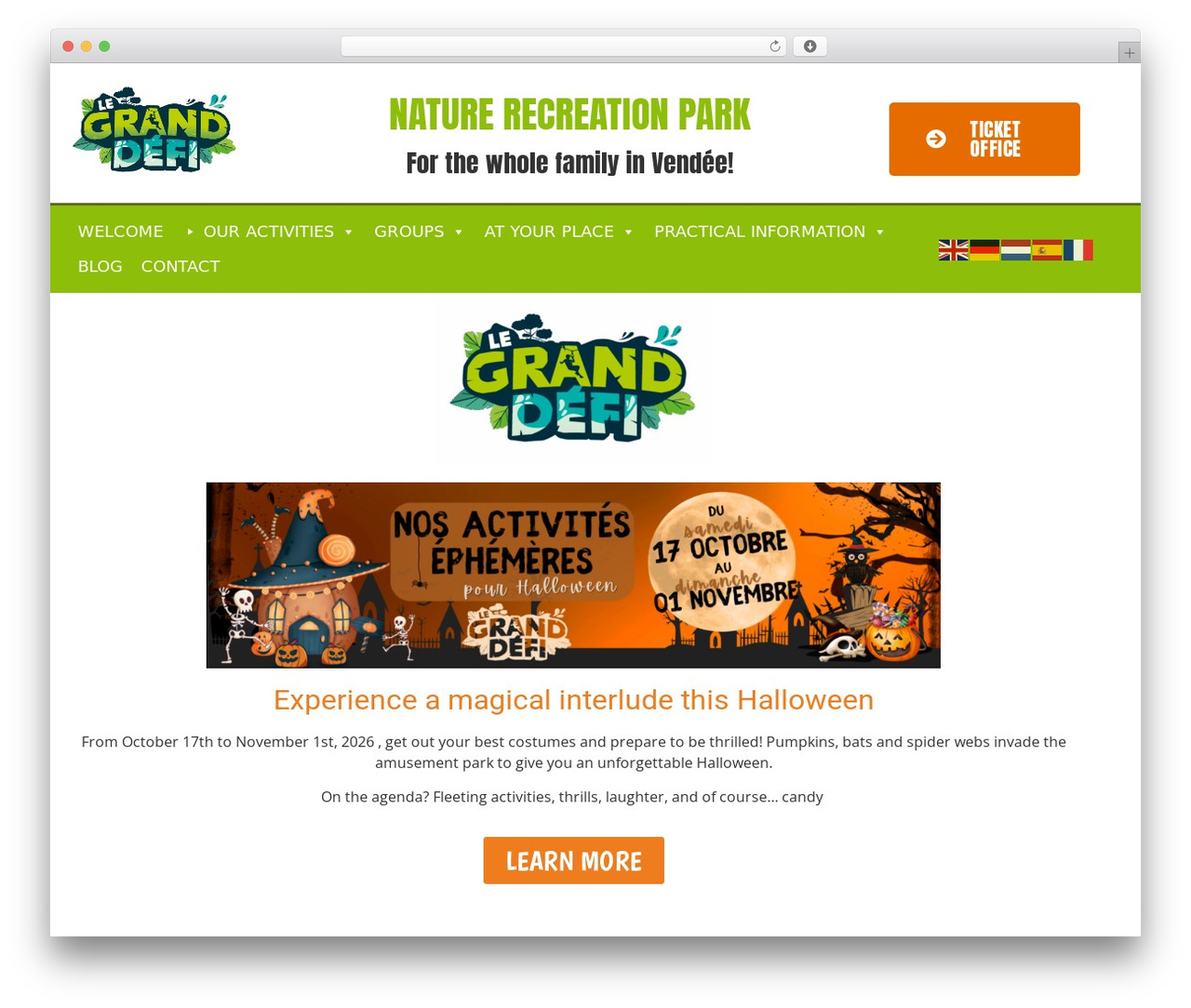 Hello Elementor theme WordPress - grand-defi.com
