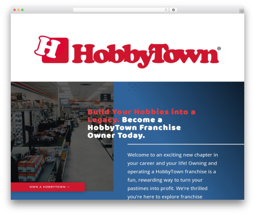 HobbyTown theme WordPress - hobbytownfranchise.com