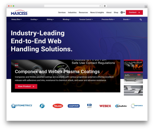 Maxcess Base Theme WordPress ecommerce theme - maxcessintl.com