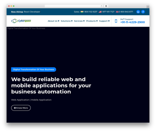 Theme WordPress Spintech Pro - cyberspace.in