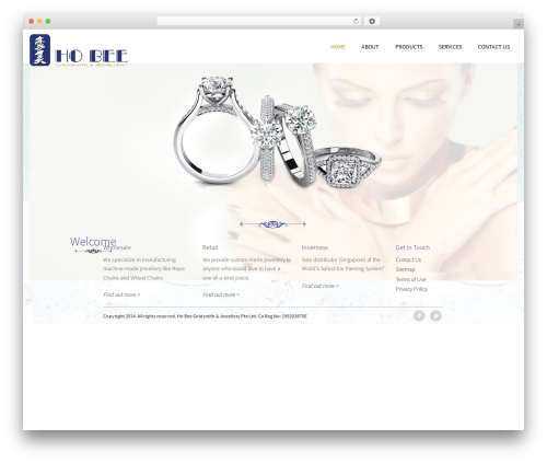 Theme WordPress Brander - hobeegold.com.sg
