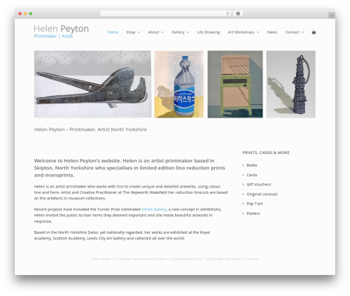 WordPress theme Total - helenpeyton.com