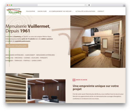 WordPress theme WP Base - menuiserie-vuillermet.com